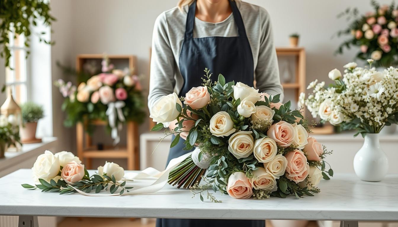 Decoración floral con coherencia